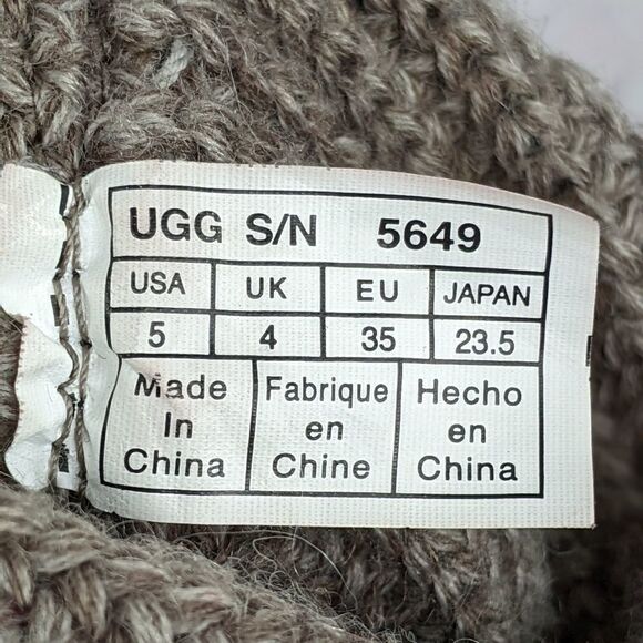 UGG® Classic Cardy II Knit Boot - Picture 6 of 8
